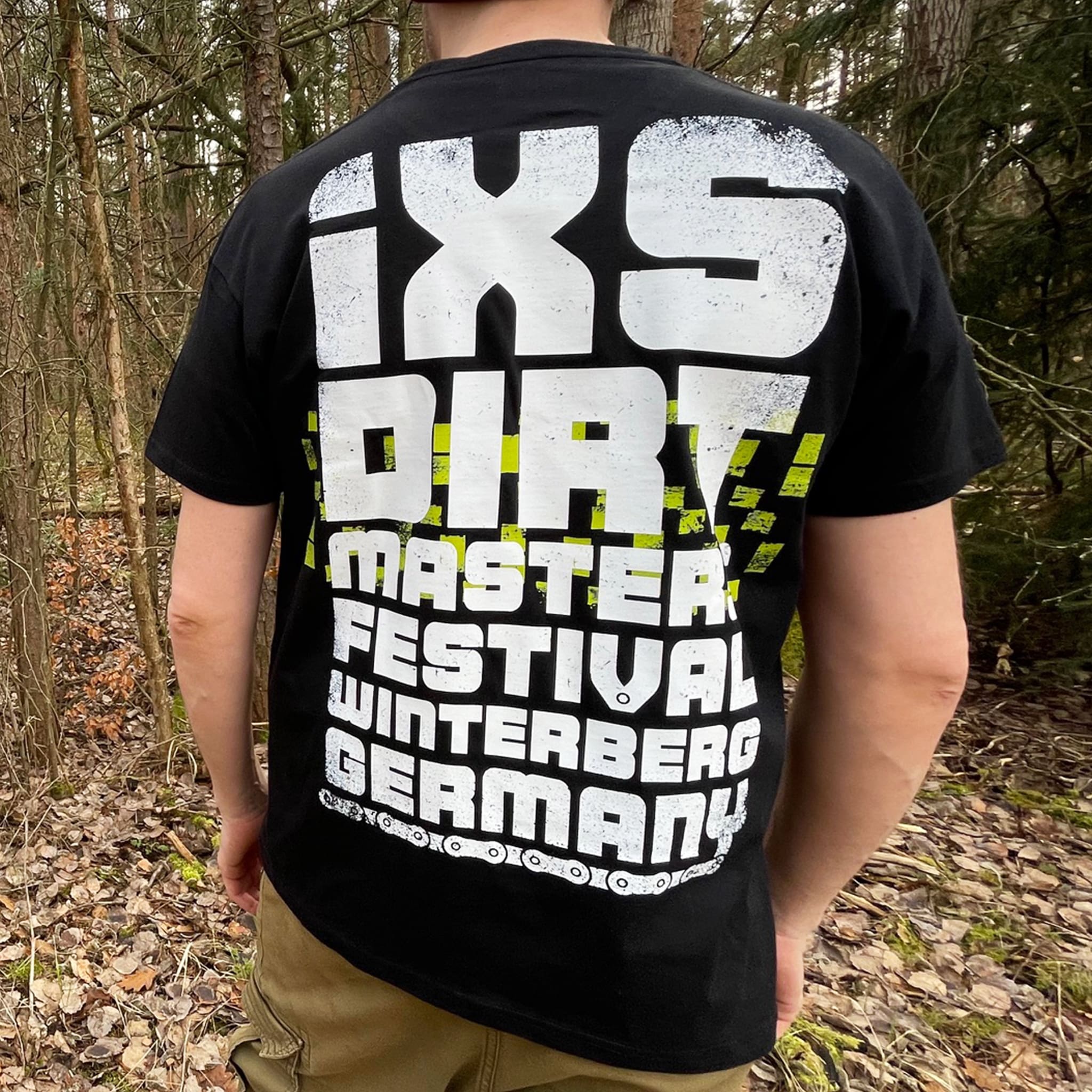iXS Dirt Masters FESTIVAL T-SHIRT Schwarz