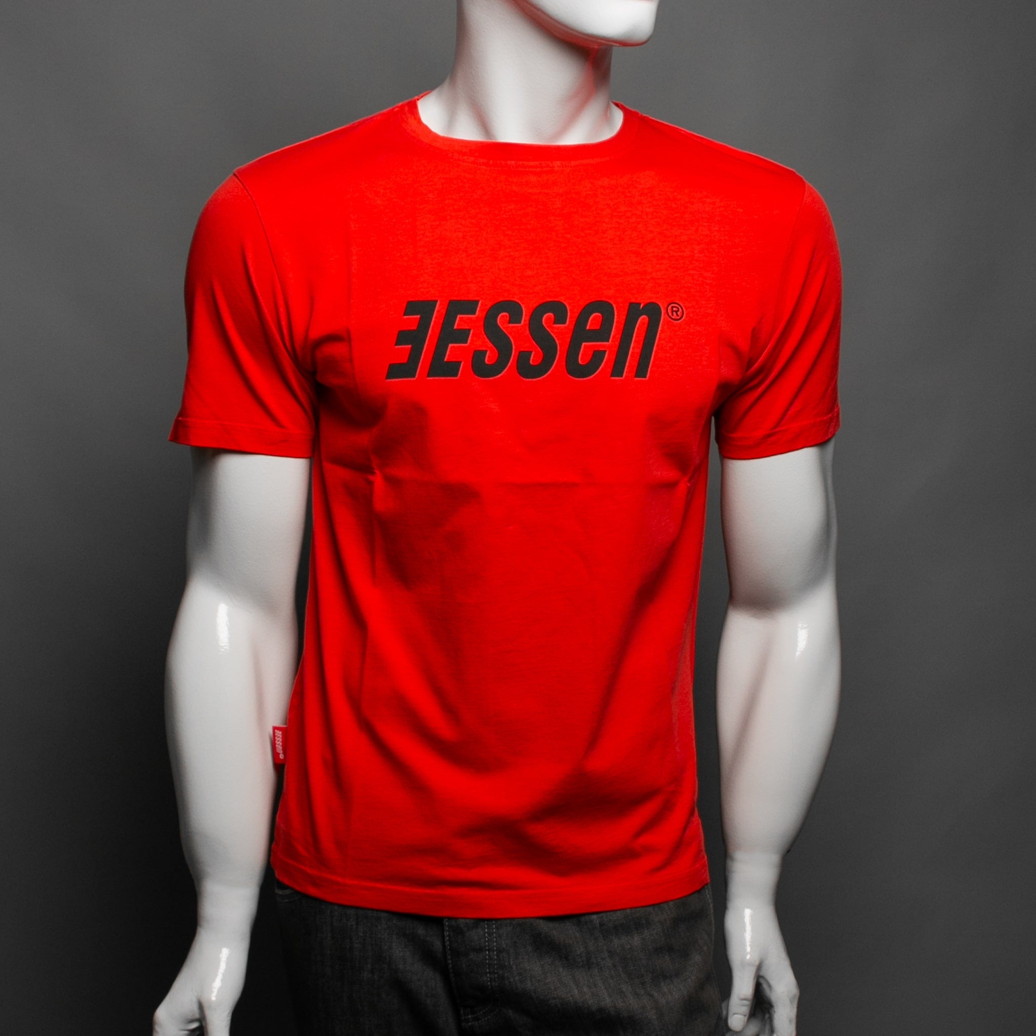 3ESSEN® LOGO FONT T-SHIRT ROT