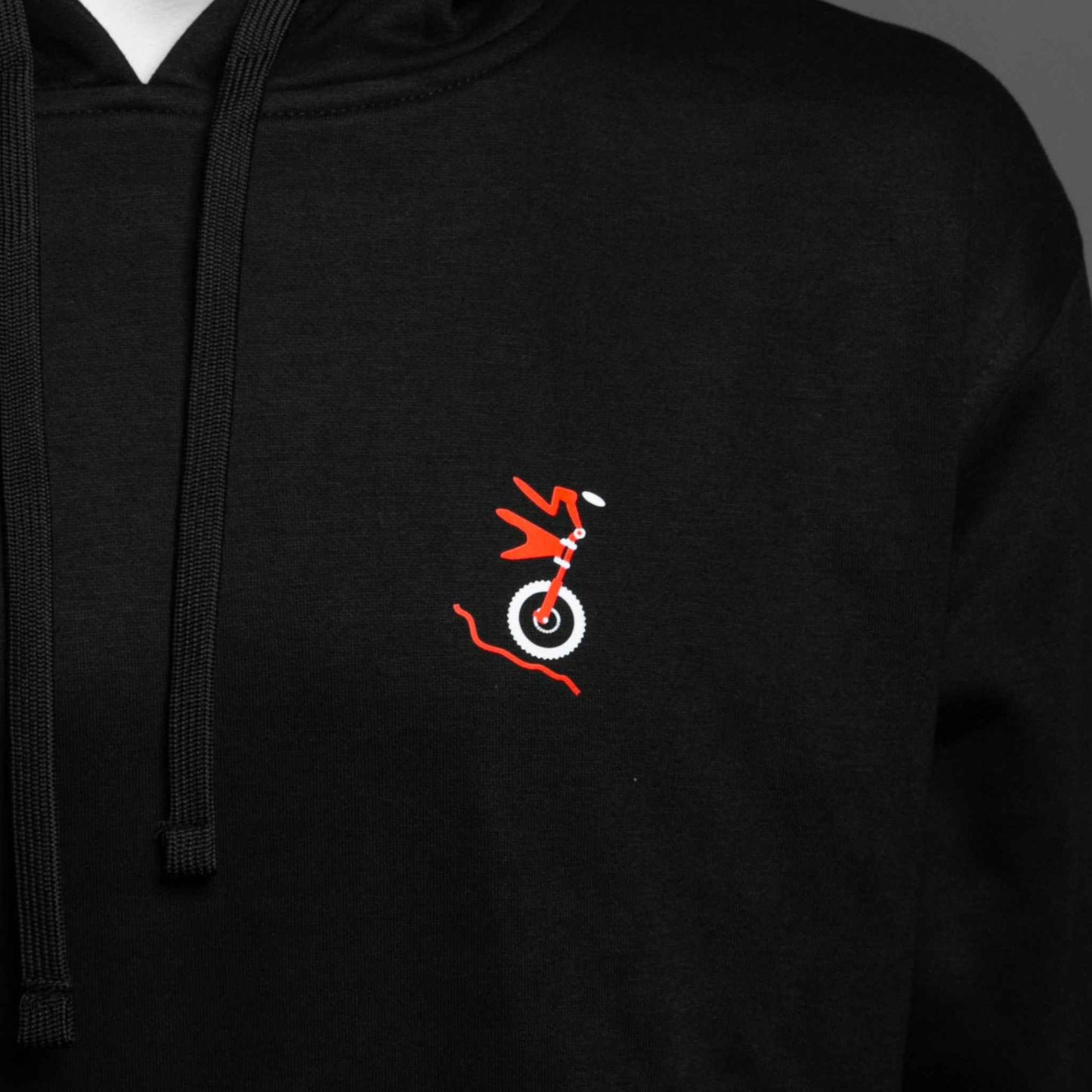 ABSOLUTE ABFAHRT LOGO HOODIE schwarz