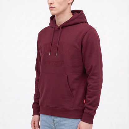 3ESSEN® LUSAN Hoodie BORDEAUX – 45-Grad-Ansicht