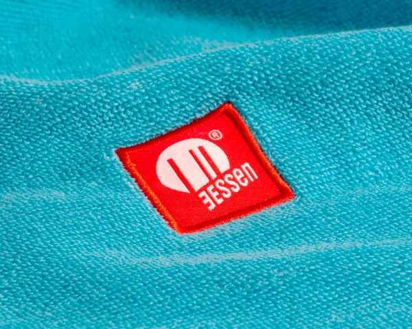 3ESSEN® URLAUBSFETZEN Badetuch - TÜRKIS-WEIß - 3ESSEN®