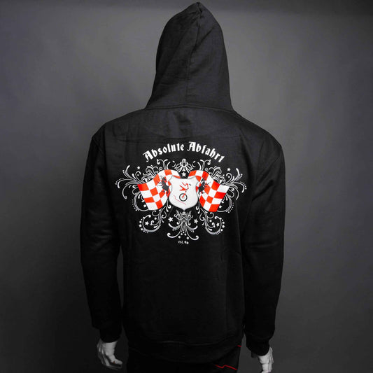 ABSOLUTE ABFAHRT LOGO HOODIE schwarz