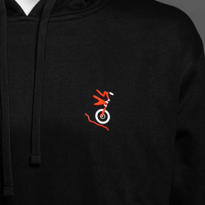 ABSOLUTE ABFAHRT LOGO HOODIE schwarz