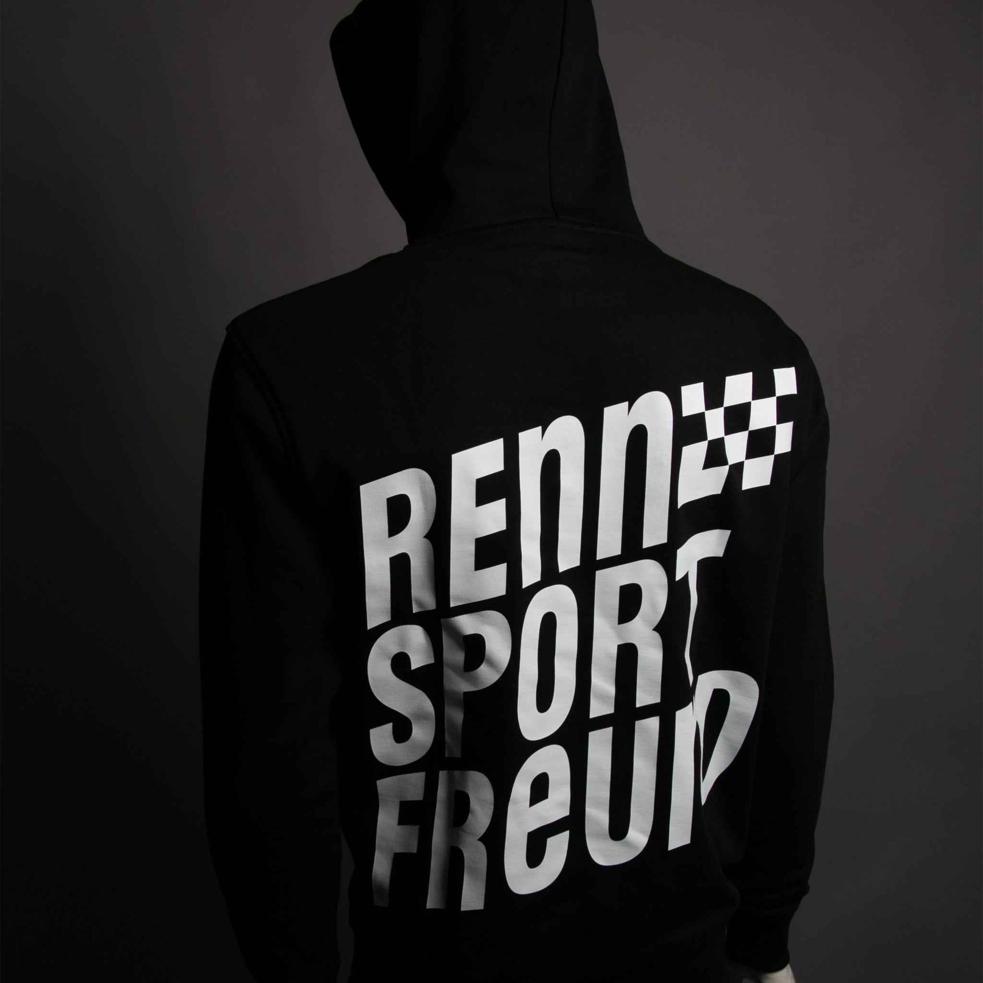 RENNSPORTFREUND Hoodie Logorücken