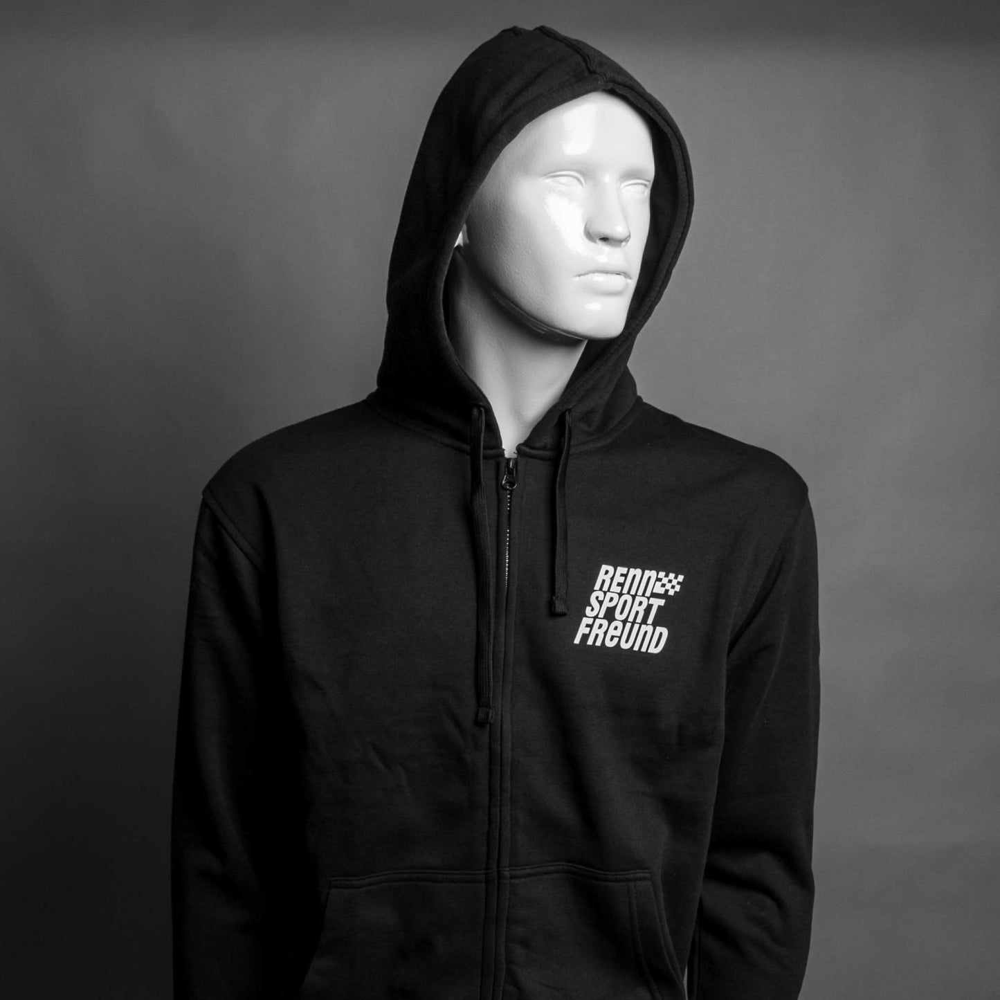 RENNSPORTFREUND Zip Hoodie Logorücken - 3ESSEN®