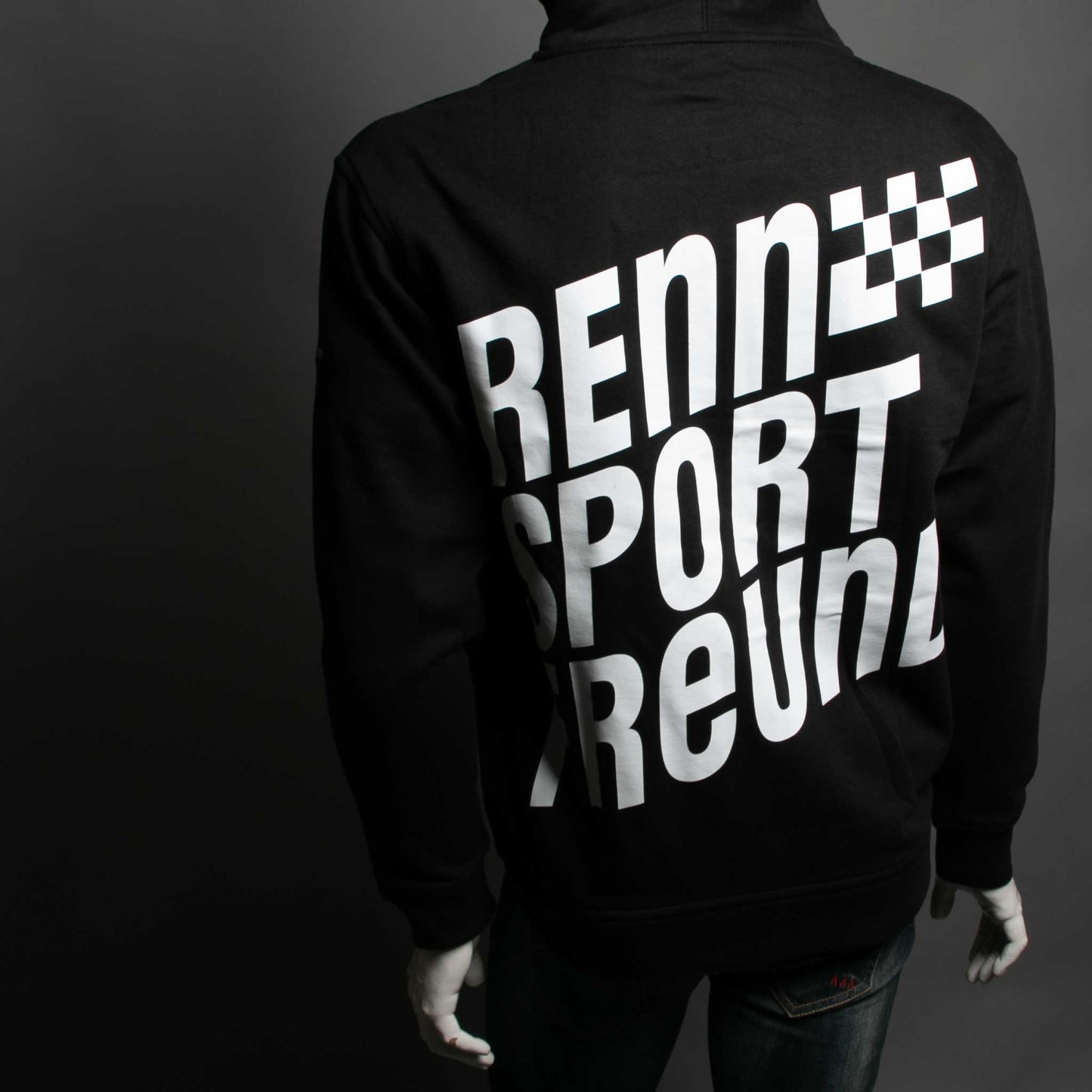 RENNSPORTFREUND Zip Hoodie Logorücken - 3ESSEN®