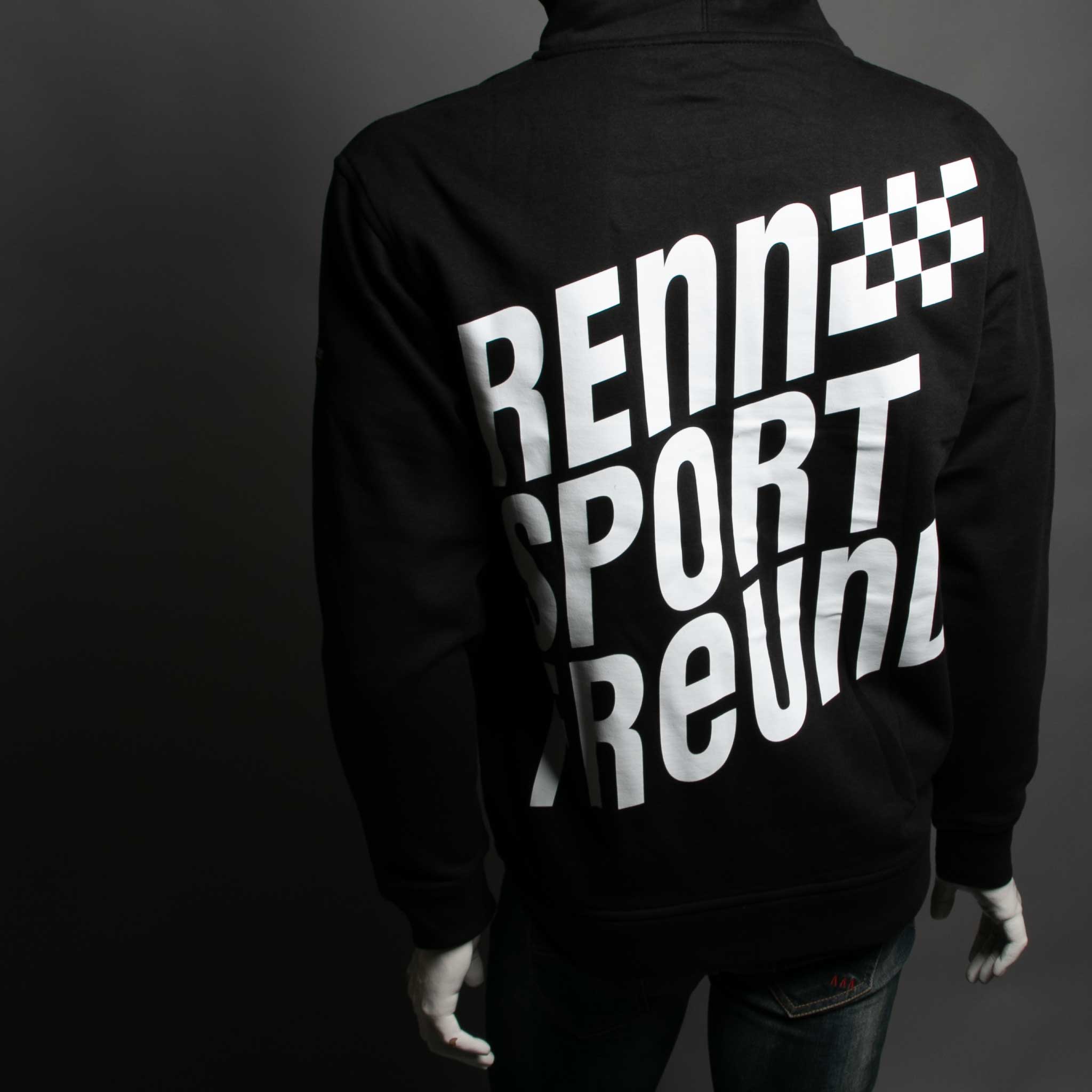 RENNSPORTFREUND Zip Hoodie Logorücken