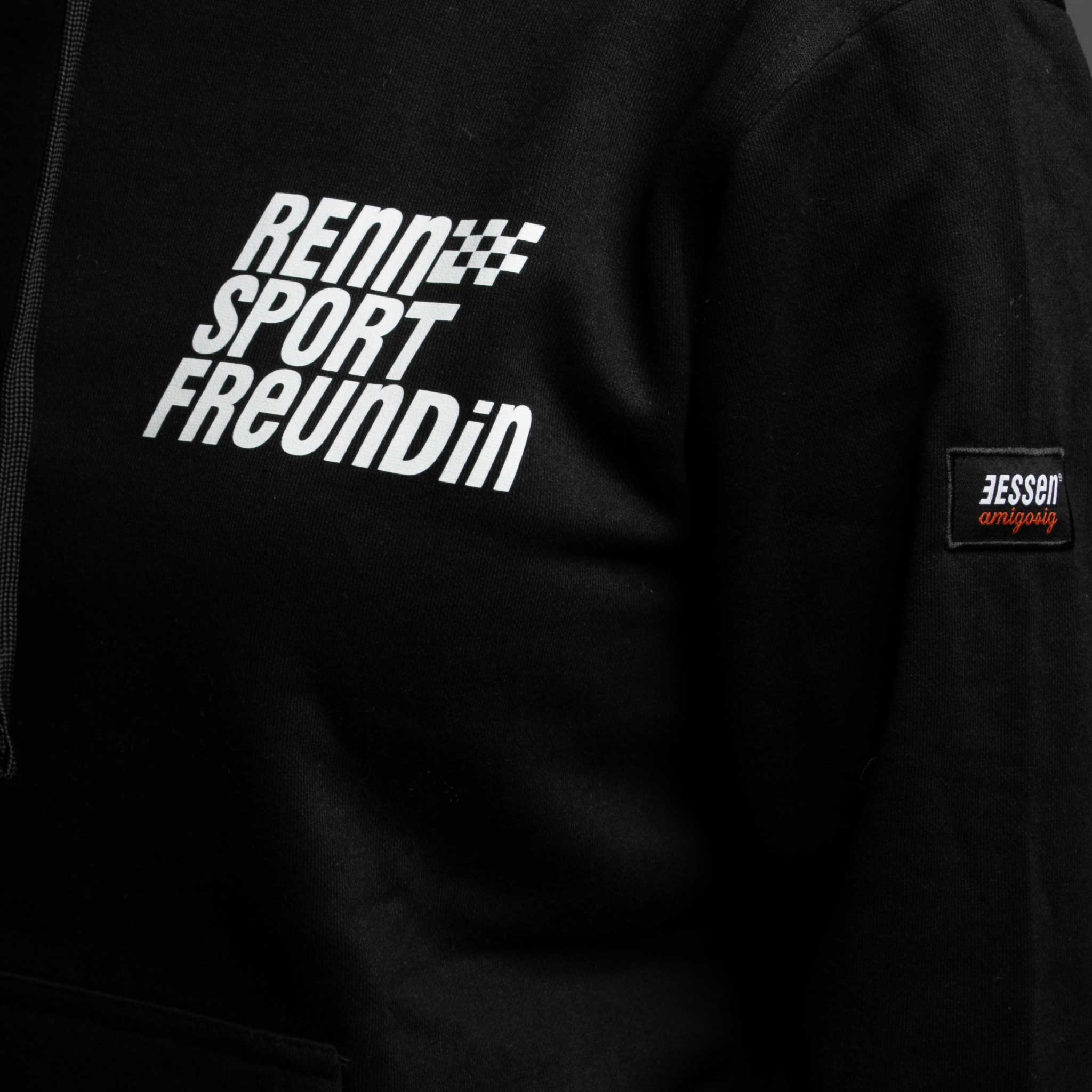 RENNSPORTFREUNDin Hoodie Logorücken